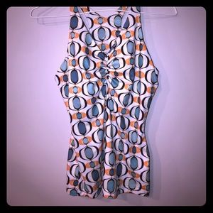 Groovy Pattern athletic bra top